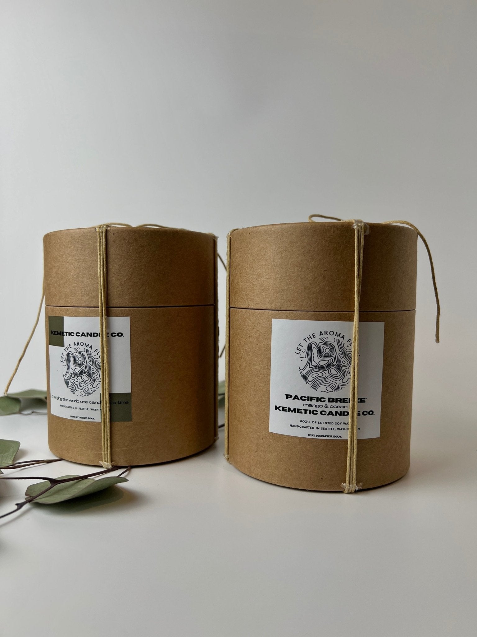 Pacific Breeze 8 oz Candles by Kemetic Candle Co. | Relax & Decompress