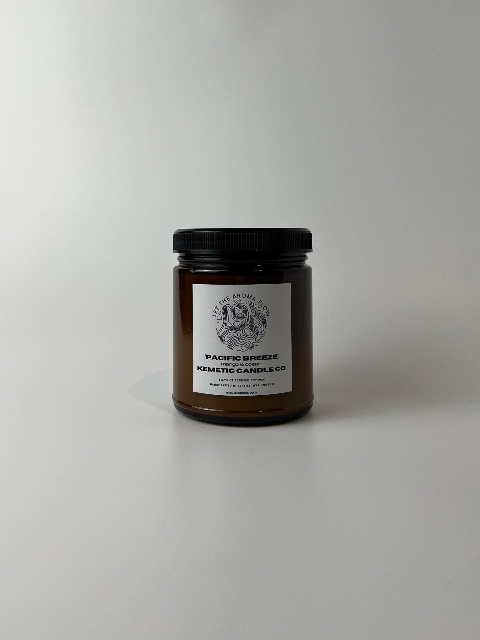 Pacific Breeze 8 oz Candles by Kemetic Candle Co. | Relax & Decompress
