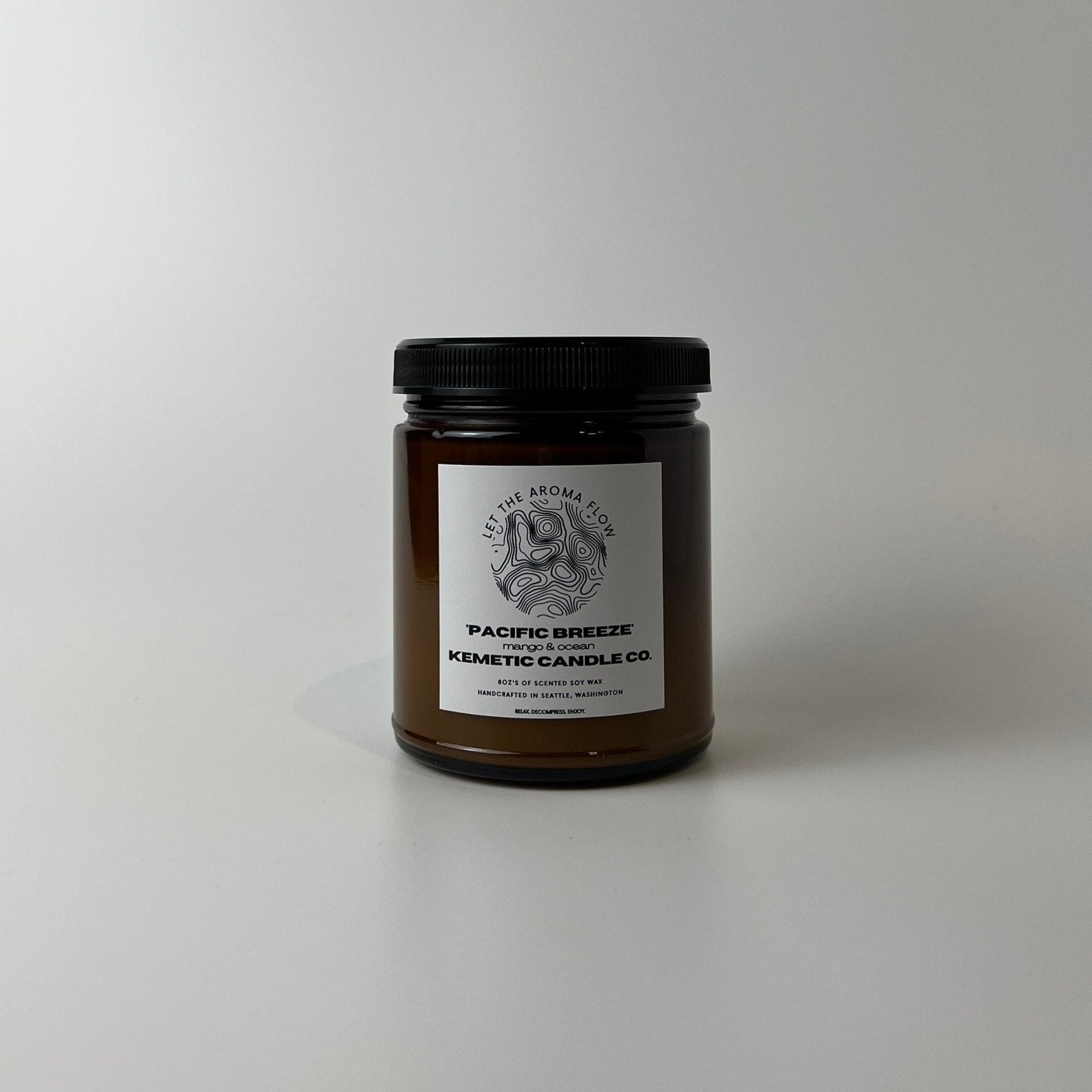 Pacific Breeze 8 oz Candles by Kemetic Candle Co. | Relax & Decompress