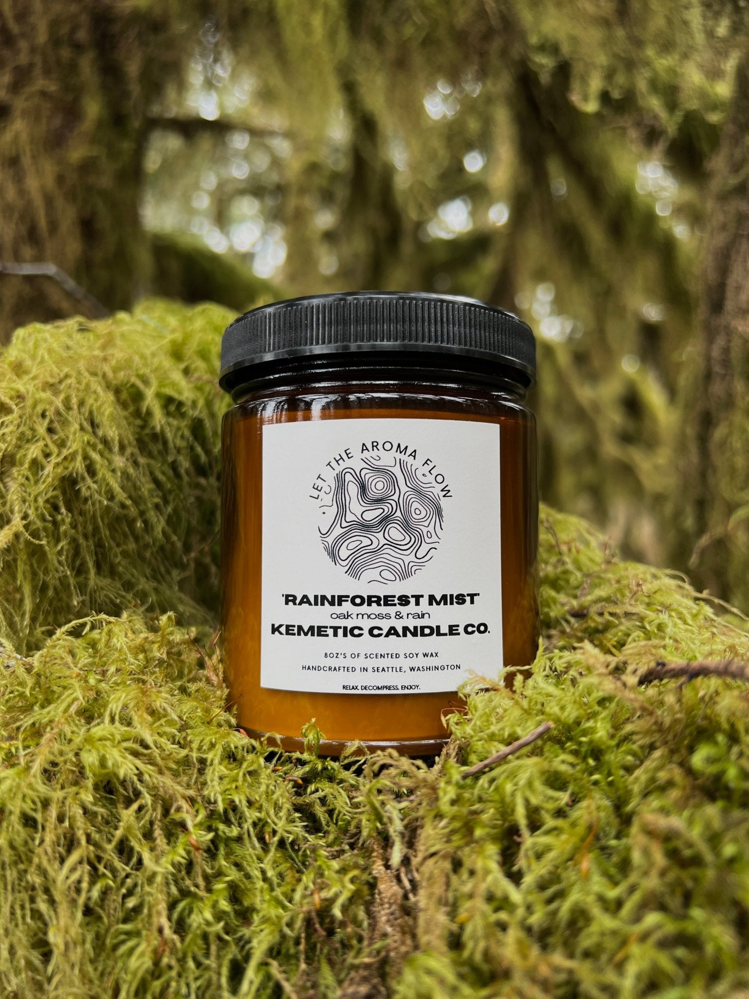 'Rainforest Mist' 8 oz - Kemetic Candle Co. Official Store