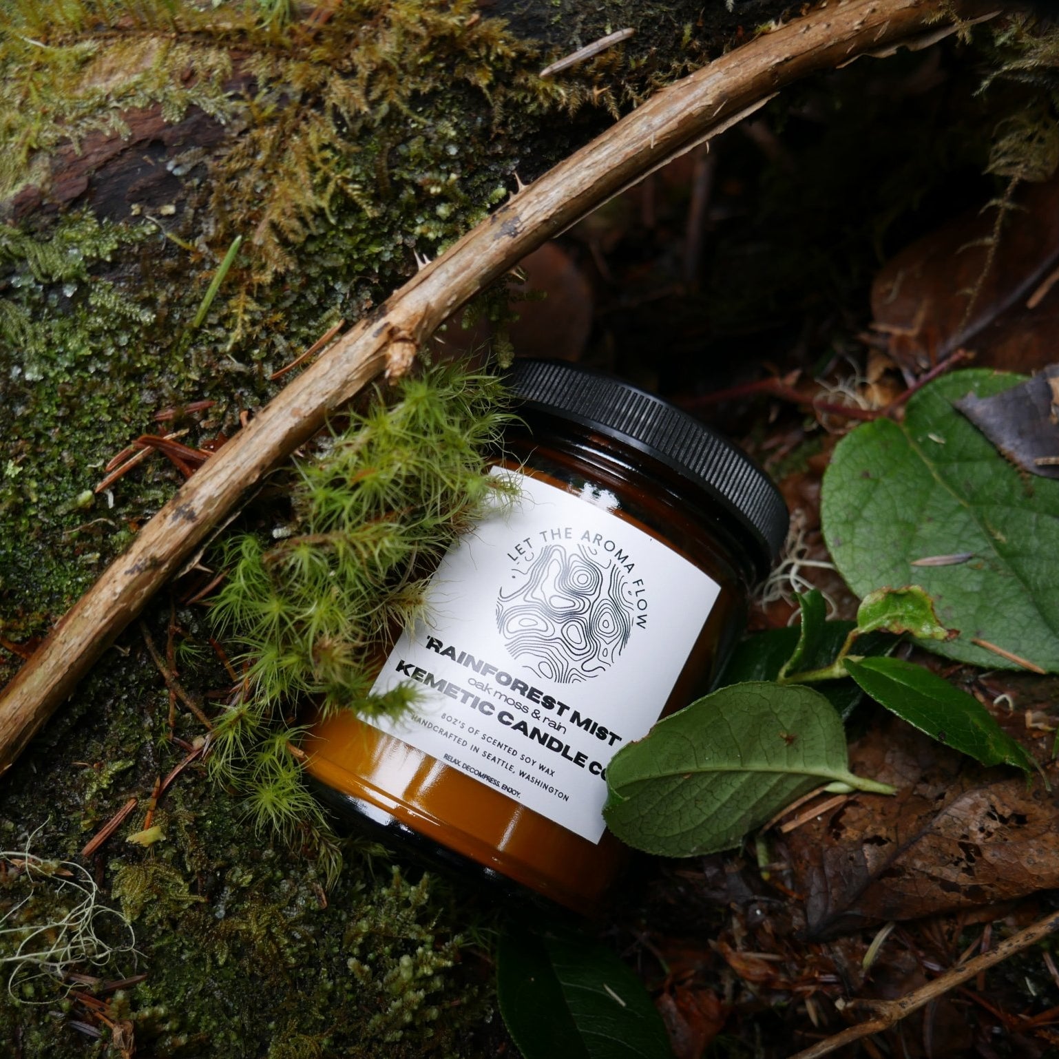 'Rainforest Mist' 8 oz - Kemetic Candle Co. Official Store